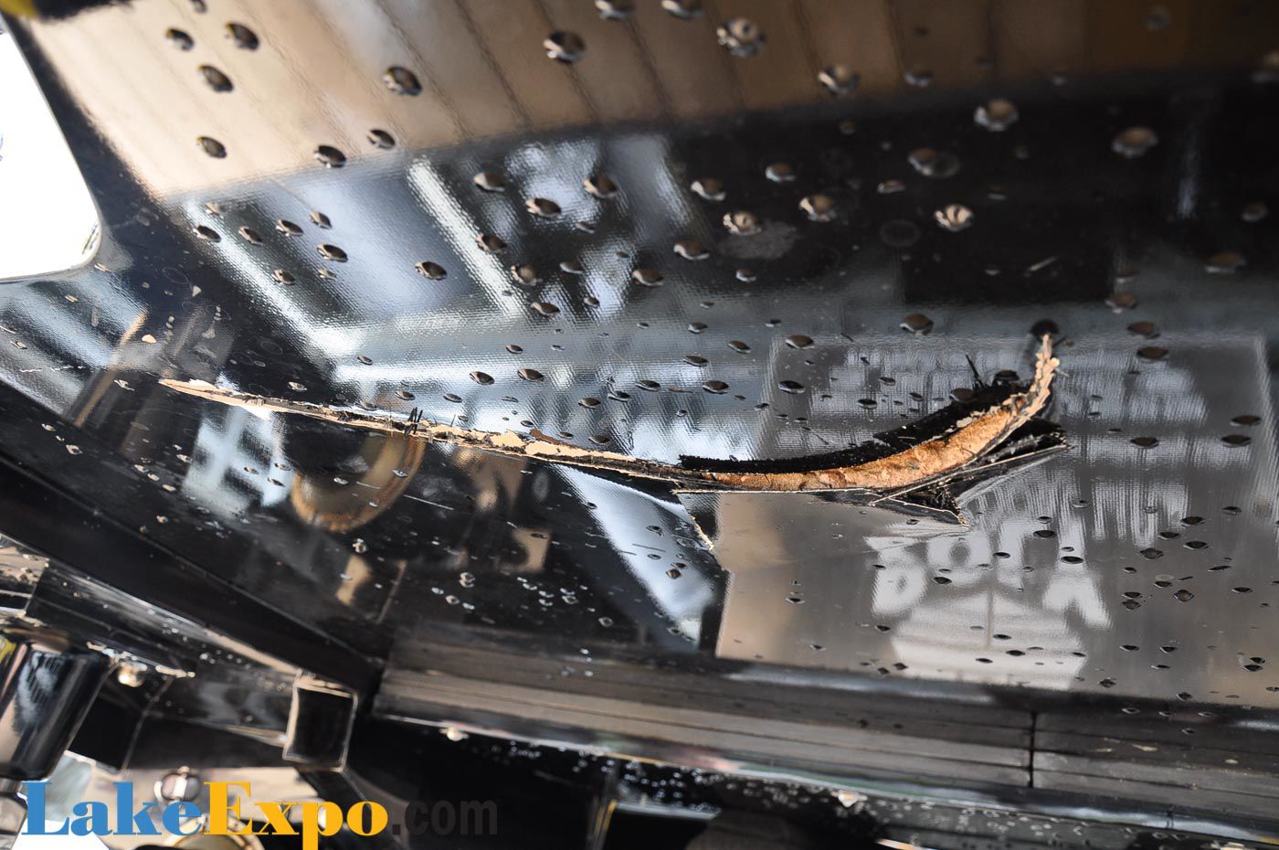 Propeller Damage On American Ethanol's Hull